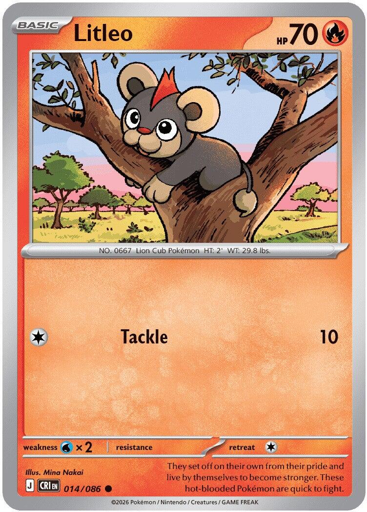 Litleo (014/086) [Mega Evolution: Chaos Rising] | Exor Games Dartmouth