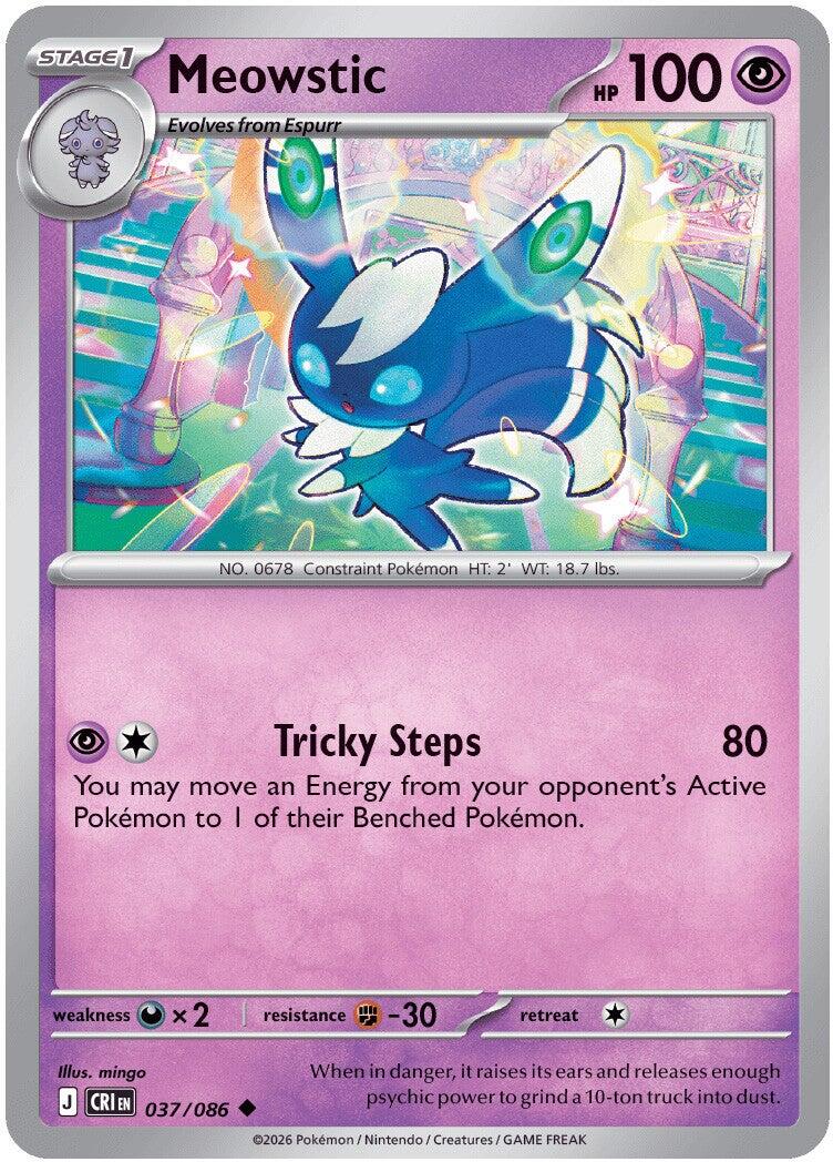 Meowstic (037/086) [Mega Evolution: Chaos Rising] | Exor Games Dartmouth