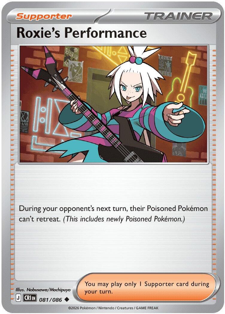 Roxie's Performance (081/086) [Mega Evolution: Chaos Rising] | Exor Games Dartmouth