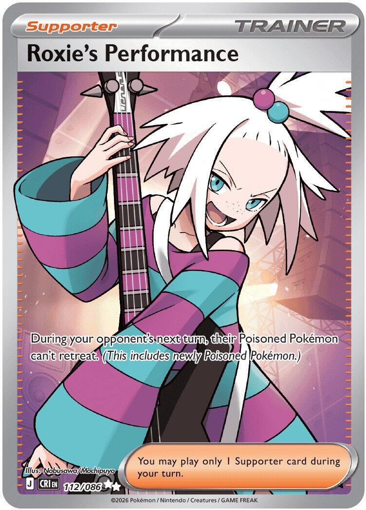 Roxie's Performance (112/086) [Mega Evolution: Chaos Rising] | Exor Games Dartmouth