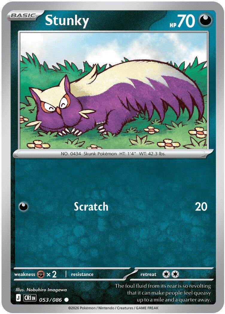 Stunky (053/086) [Mega Evolution: Chaos Rising] | Exor Games Dartmouth