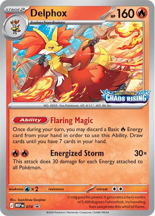 Delphox (074) [Mega Evolution Promo] | Exor Games Dartmouth