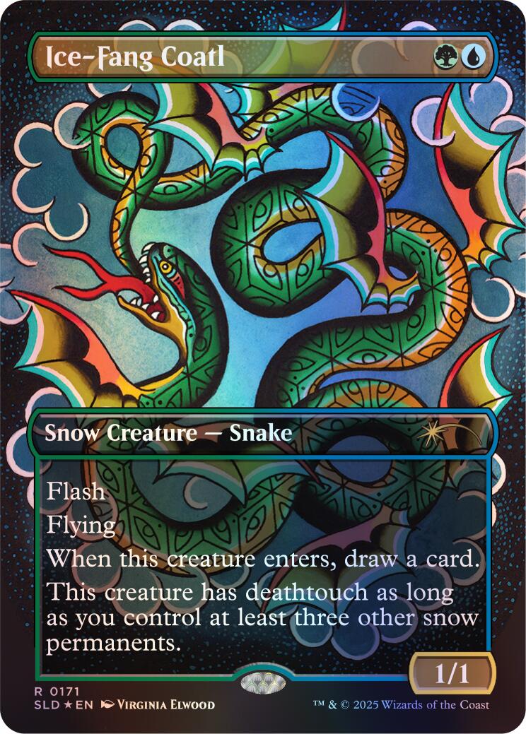 Ice-Fang Coatl (0171) (Rainbow Foil) [Secret Lair Drop Series] | Exor Games Dartmouth