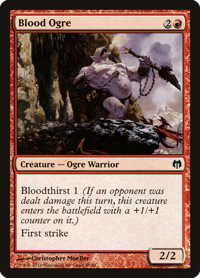 Blood Ogre [Duel Decks: Heroes vs. Monsters] | Exor Games Dartmouth