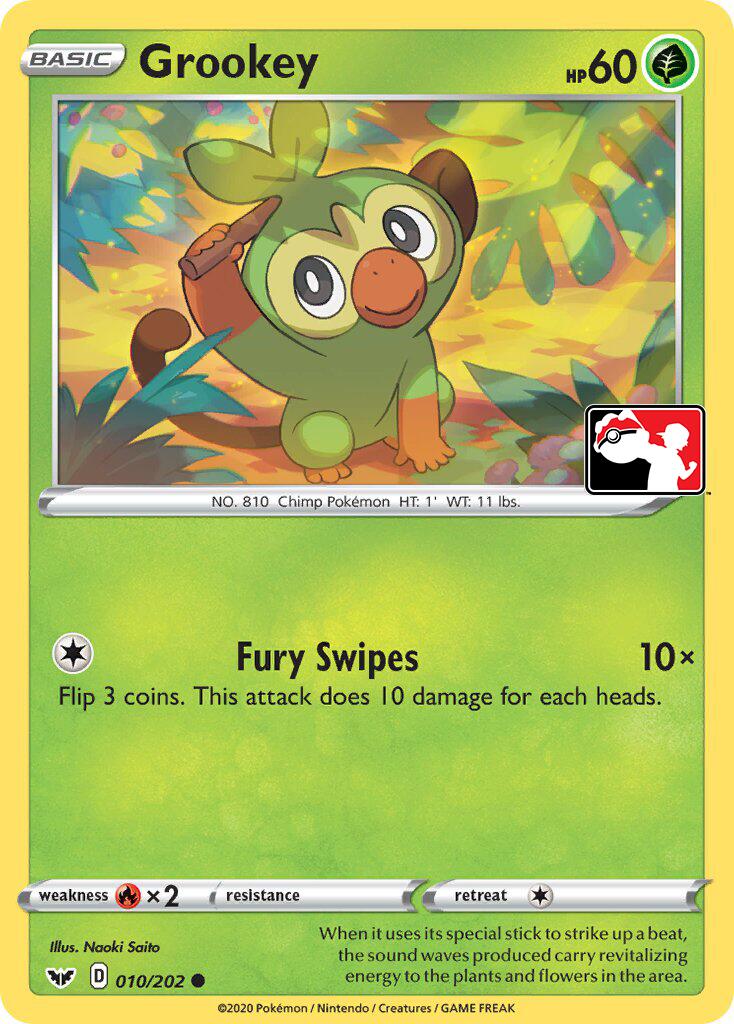 Grookey (011/202) (Library Exclusive) [Sword & Shield: Base Set] | Exor Games Dartmouth
