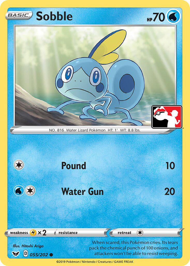 Sobble (055/202) (Library Exclusive) [Sword & Shield: Base Set] | Exor Games Dartmouth