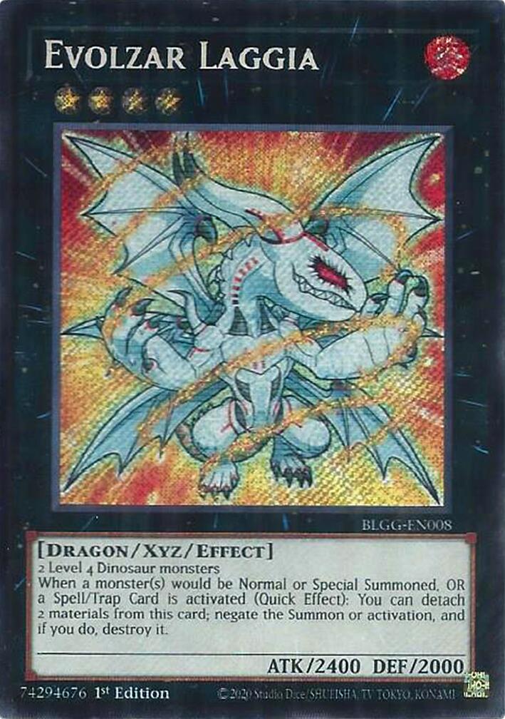 Evolzar Laggia [BLGG-EN008] Secret Rare | Exor Games Dartmouth