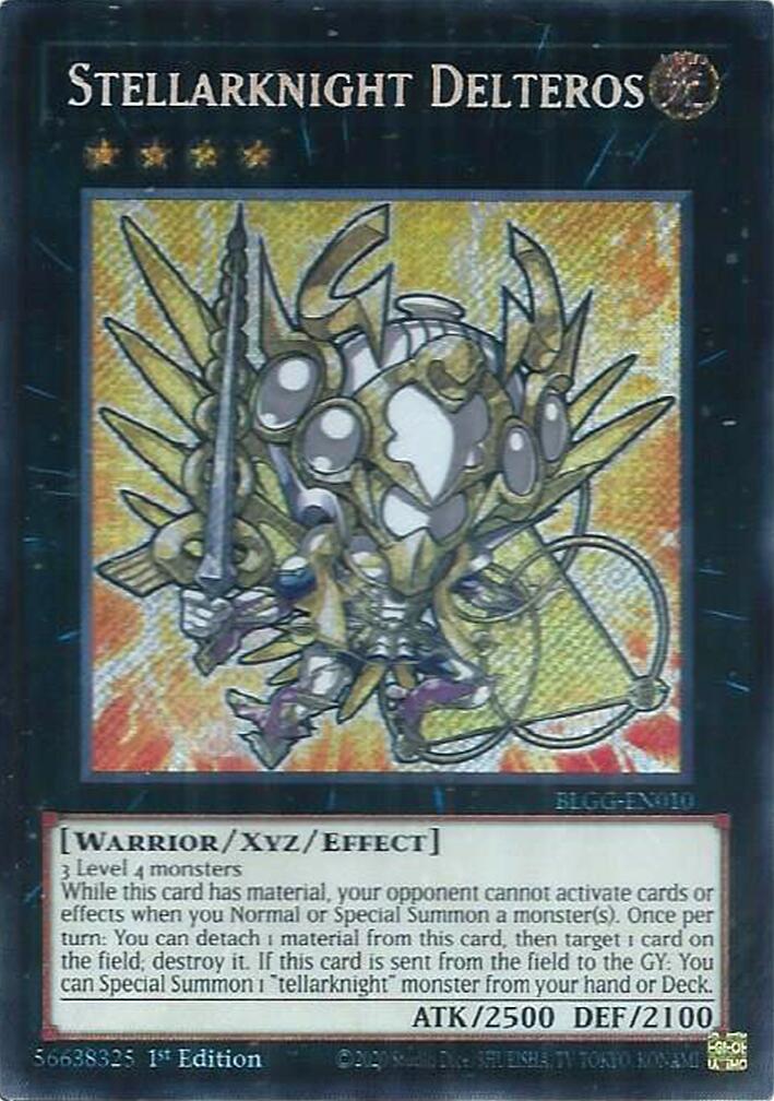 Stellarknight Delteros [BLGG-EN010] Secret Rare | Exor Games Dartmouth