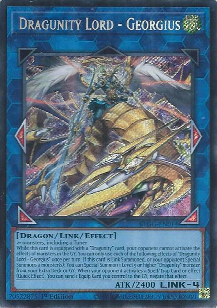 Dragunity Lord - Georgius [BLGG-EN014] Secret Rare | Exor Games Dartmouth