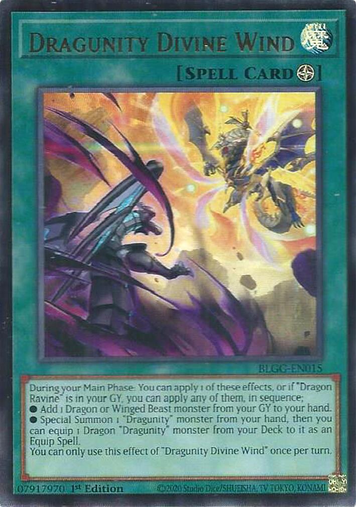 Dragunity Divine Wind [BLGG-EN015] Ultra Rare | Exor Games Dartmouth