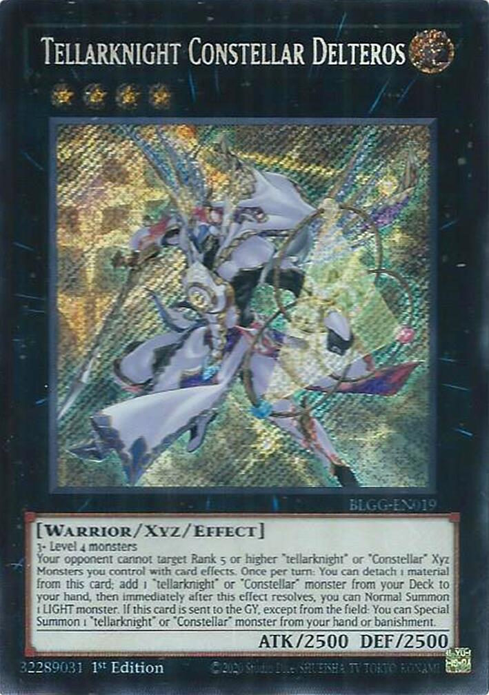 Tellarknight Constellar Delteros [BLGG-EN019] Secret Rare | Exor Games Dartmouth