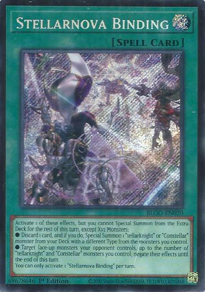 Stellarnova Binding [BLGG-EN020] Secret Rare | Exor Games Dartmouth