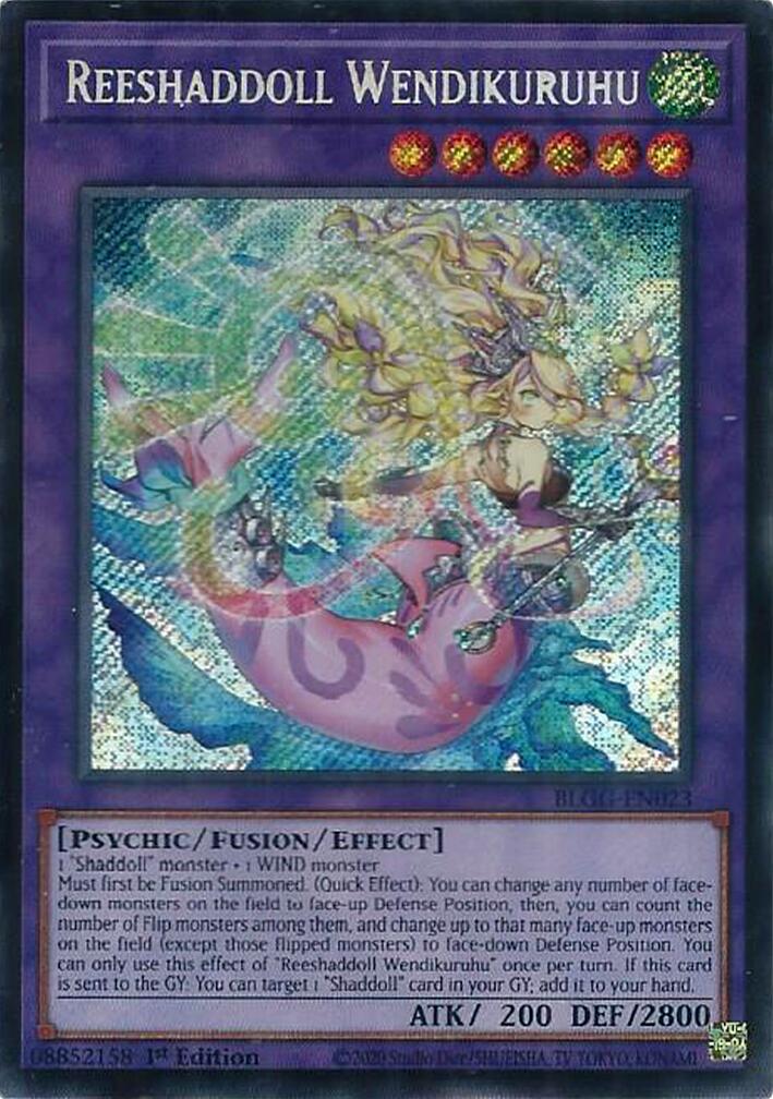 Reeshaddoll Wendikuruhu [BLGG-EN023] Secret Rare | Exor Games Dartmouth