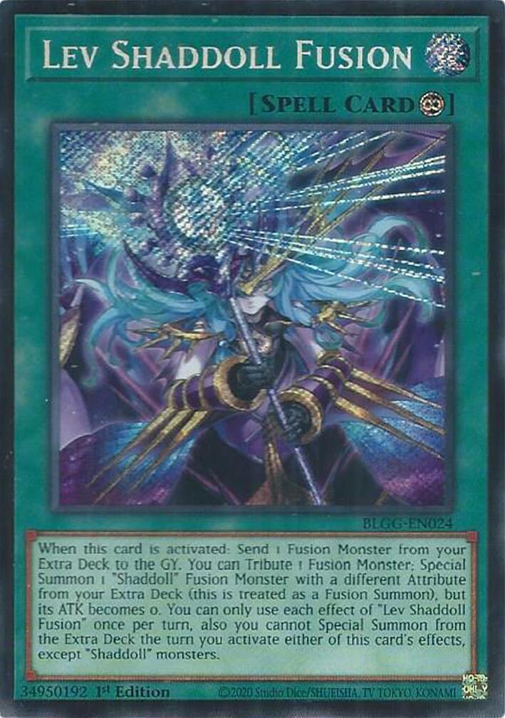 Lev Shaddoll Fusion [BLGG-EN024] Secret Rare | Exor Games Dartmouth