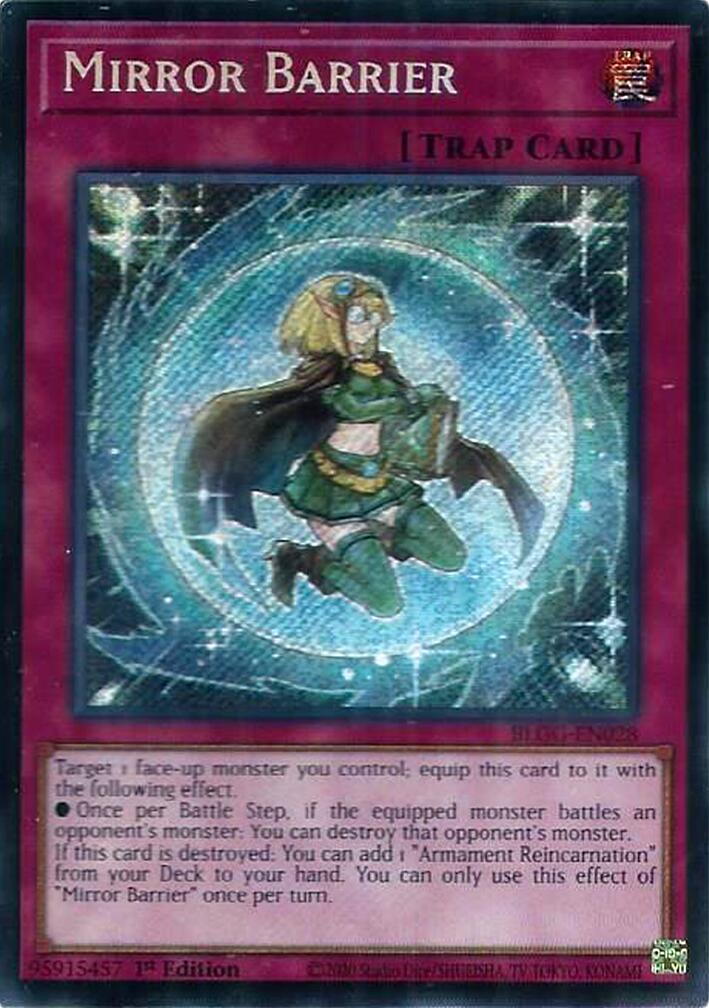 Mirror Barrier [BLGG-EN028] Secret Rare | Exor Games Dartmouth
