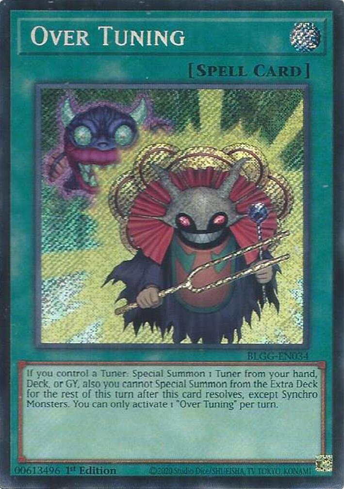 Over Tuning [BLGG-EN034] Secret Rare | Exor Games Dartmouth