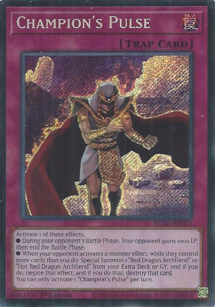 Champion's Pulse [BLGG-EN035] Secret Rare | Exor Games Dartmouth