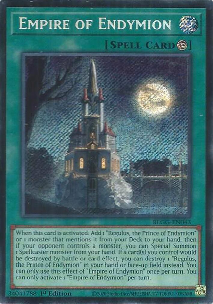 Empire of Endymion [BLGG-EN043] Secret Rare | Exor Games Dartmouth