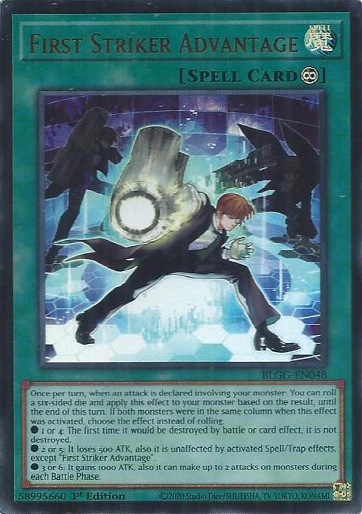 First Striker Advantage [BLGG-EN048] Ultra Rare | Exor Games Dartmouth