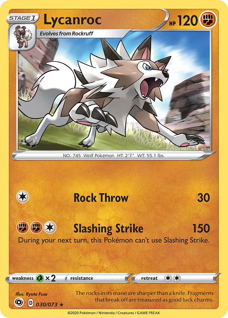 Lycanroc (030/073) [Sword & Shield: Champion's Path] | Exor Games Dartmouth