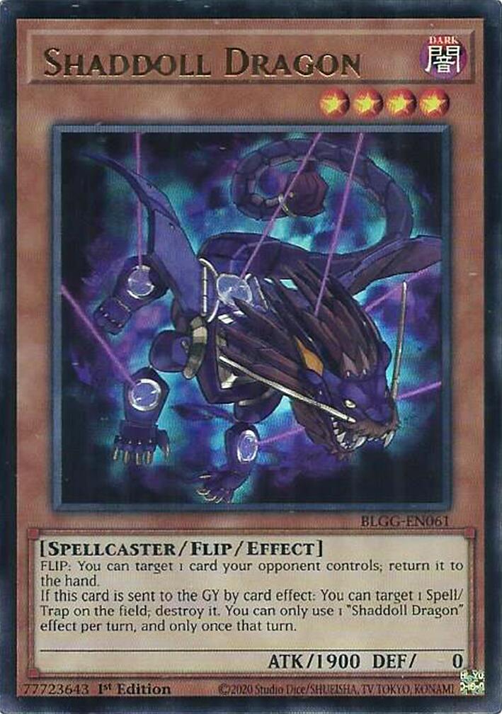 Shaddoll Dragon [BLGG-EN061] Ultra Rare | Exor Games Dartmouth