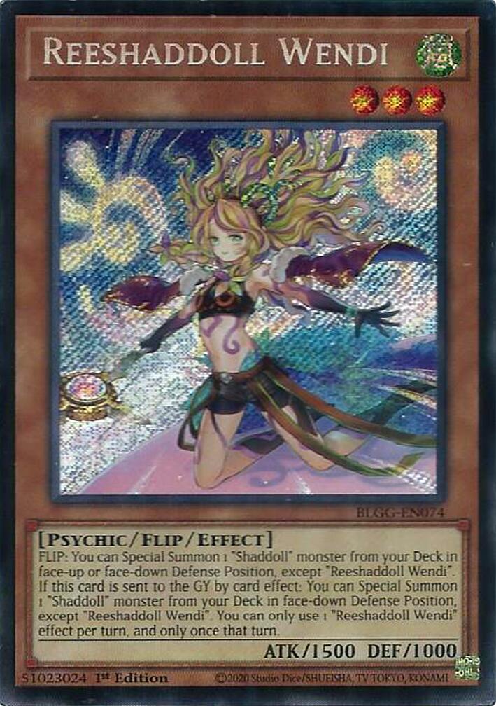 Reeshaddoll Wendi [BLGG-EN074] Secret Rare | Exor Games Dartmouth