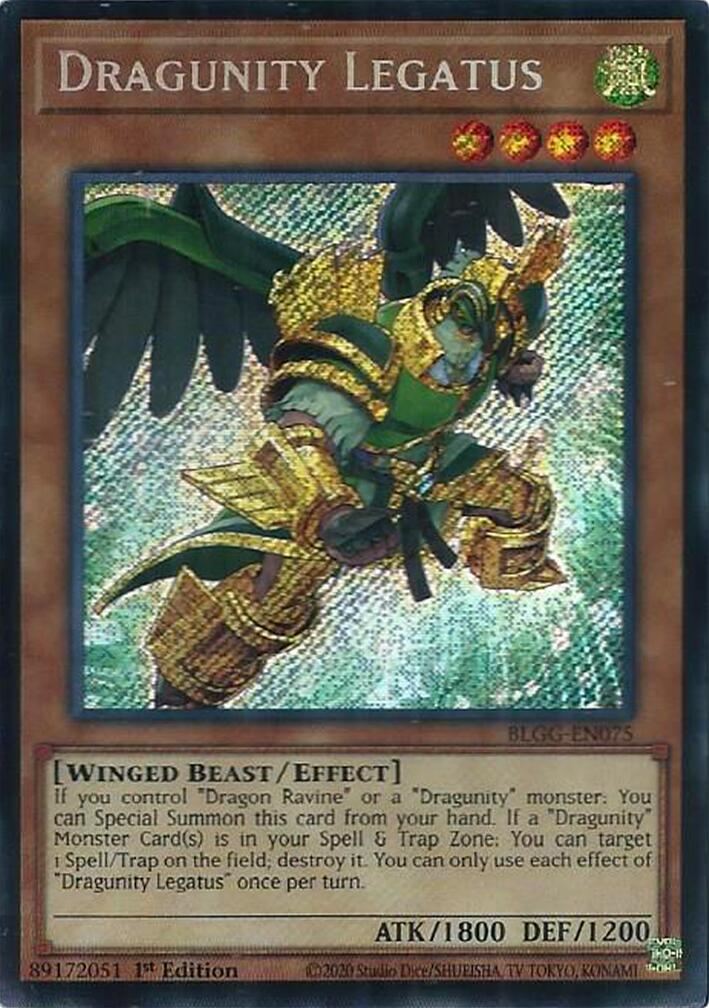 Dragunity Legatus [BLGG-EN075] Secret Rare | Exor Games Dartmouth