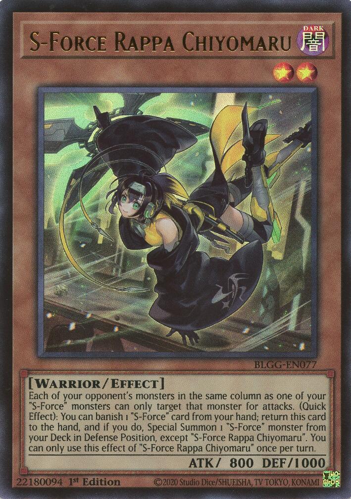 S-Force Rappa Chiyomaru [BLGG-EN077] Ultra Rare | Exor Games Dartmouth