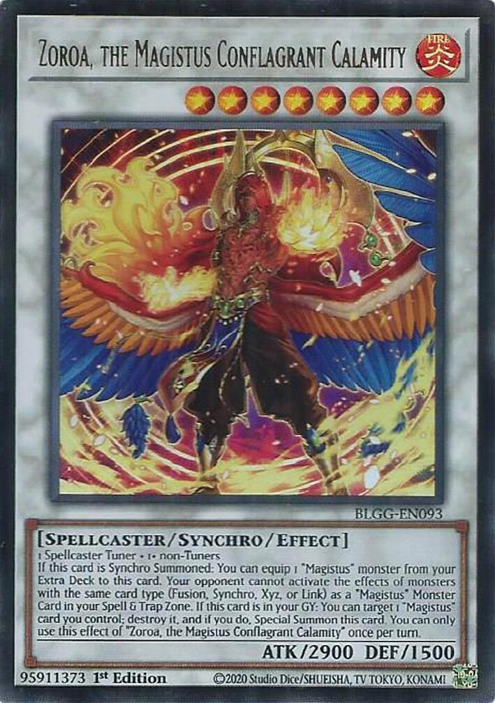 Zoroa, the Magistus Conflagrant Calamity [BLGG-EN093] Ultra Rare | Exor Games Dartmouth
