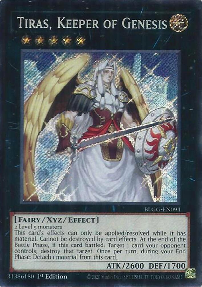 Tiras, Keeper of Genesis [BLGG-EN094] Secret Rare | Exor Games Dartmouth