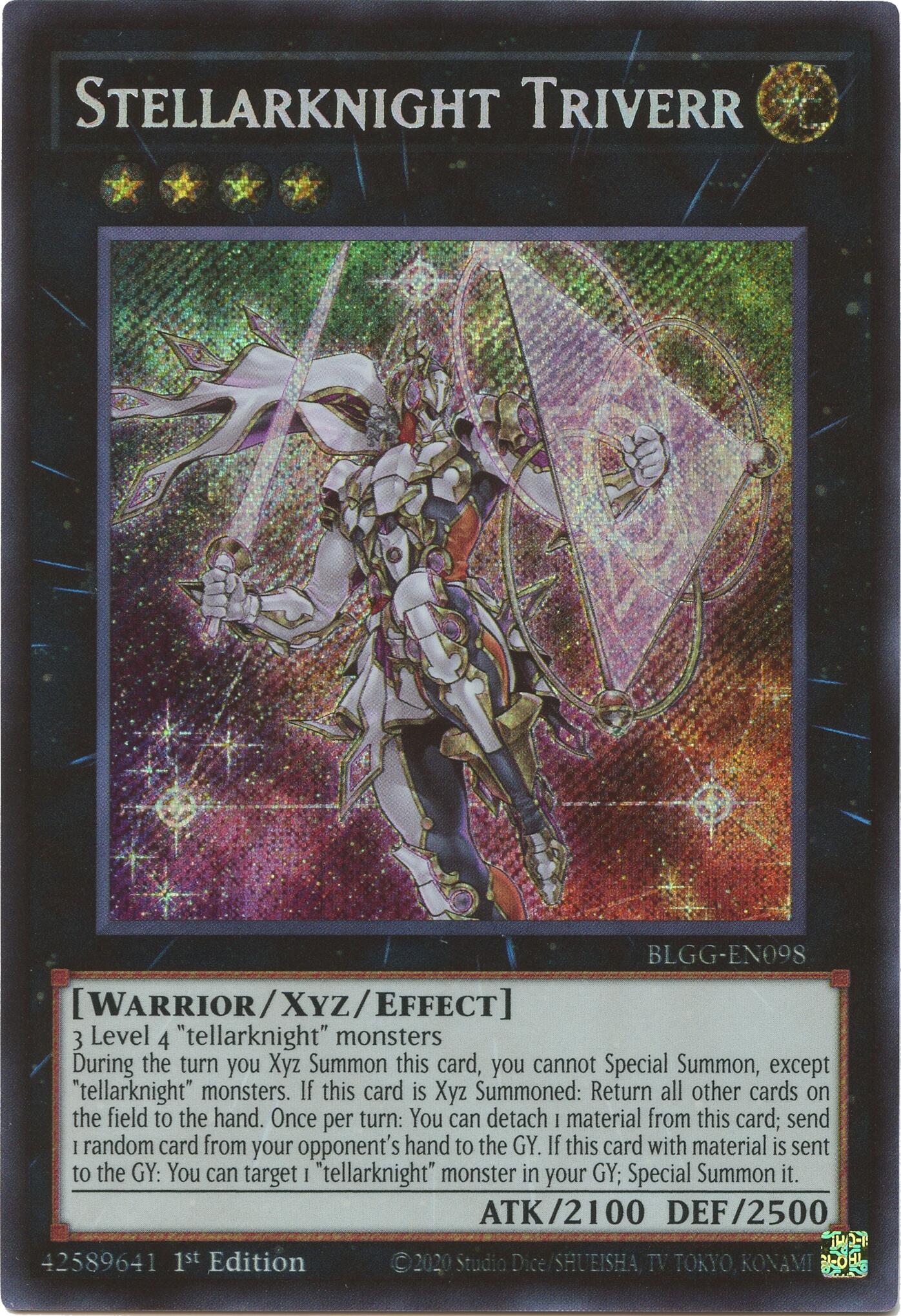 Stellarknight Triverr [BLGG-EN098] Secret Rare | Exor Games Dartmouth