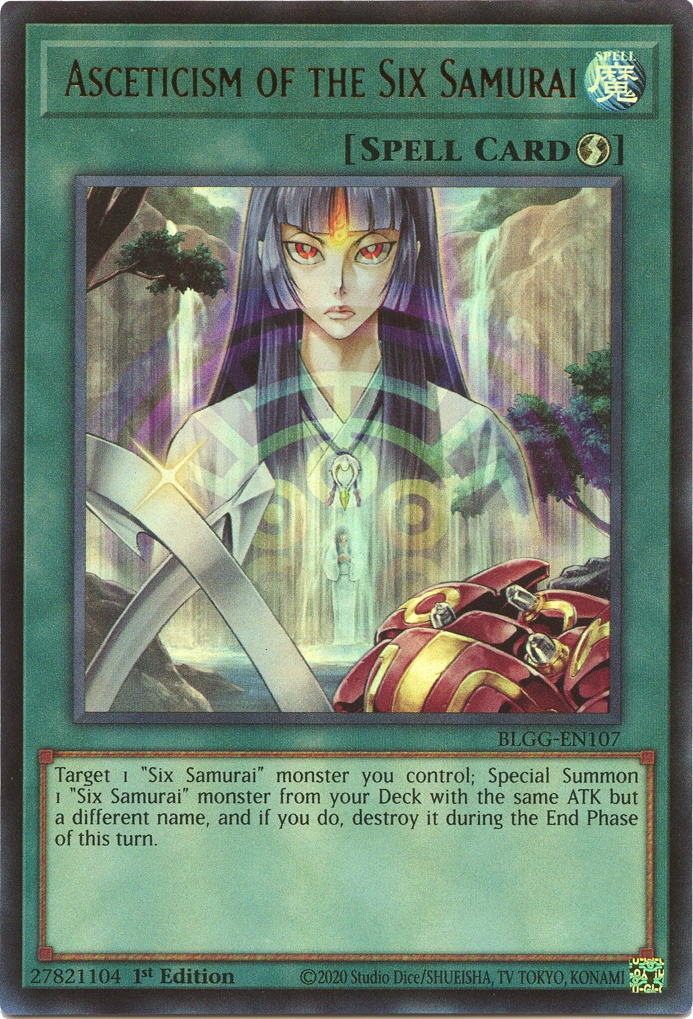 Asceticism of the Six Samurai [BLGG-EN107] Ultra Rare | Exor Games Dartmouth
