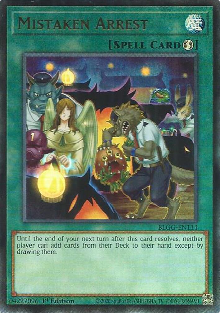 Mistaken Arrest [BLGG-EN114] Ultra Rare | Exor Games Dartmouth