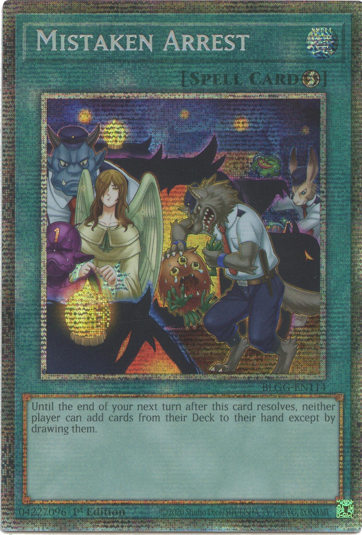 Mistaken Arrest (Starlight Rare) [BLGG-EN114] Starlight Rare | Exor Games Dartmouth
