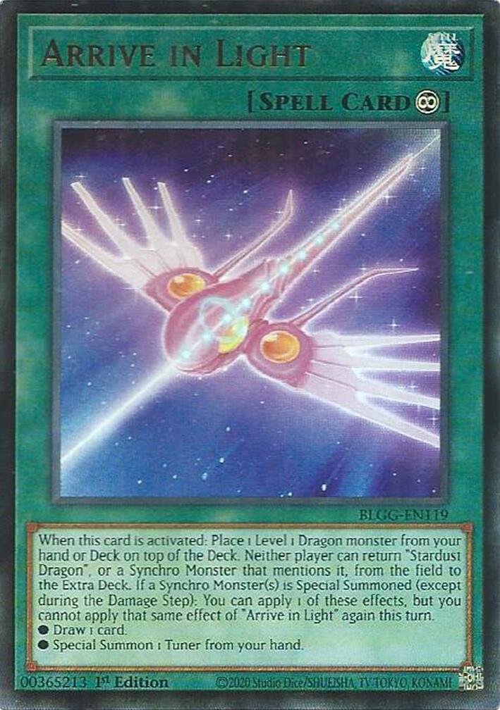 Arrive in Light [BLGG-EN119] Ultra Rare | Exor Games Dartmouth