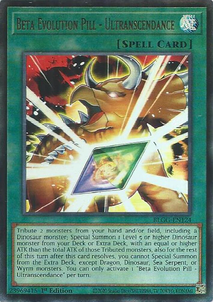 Beta Evolution Pill - Ultranscendance [BLGG-EN124] Ultra Rare | Exor Games Dartmouth