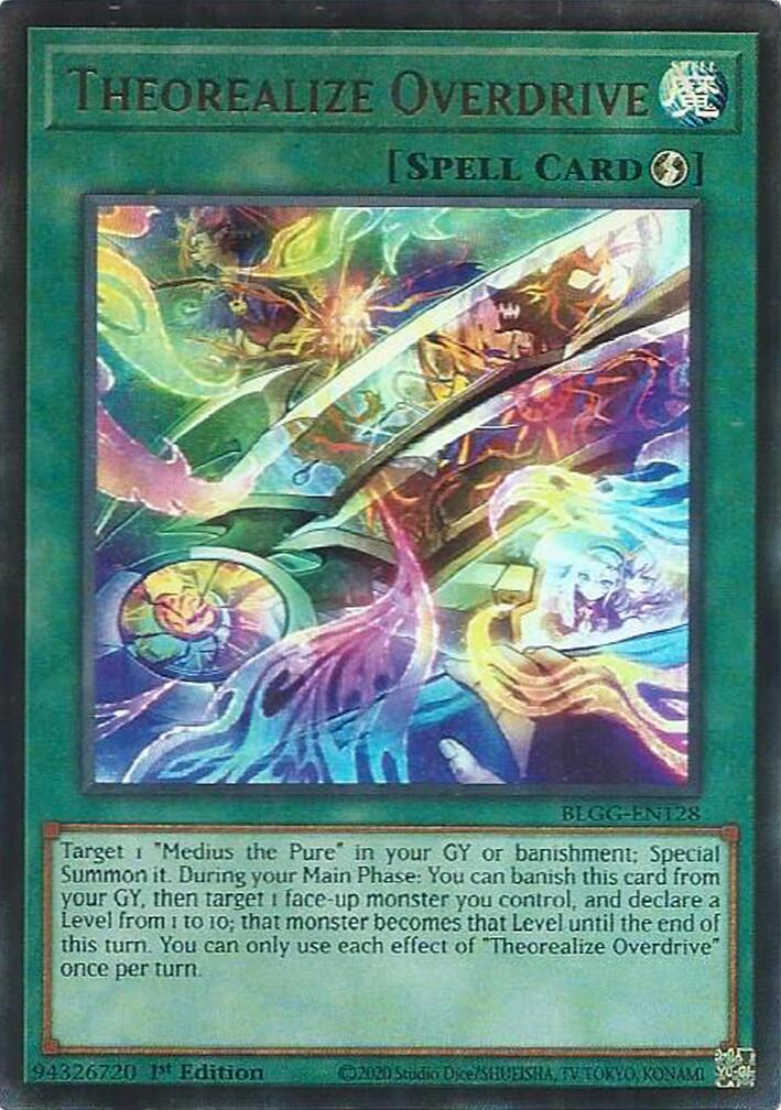 Theorealize Overdrive [BLGG-EN128] Ultra Rare | Exor Games Dartmouth