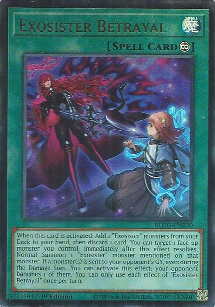 Exosister Betrayal [BLGG-EN130] Ultra Rare | Exor Games Dartmouth