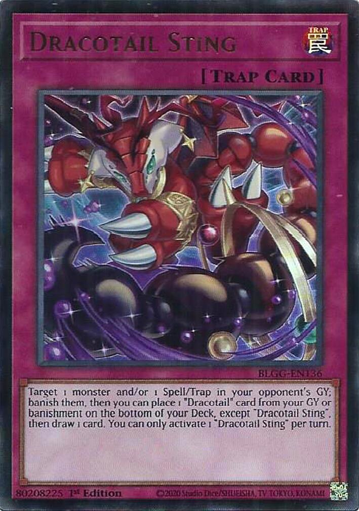 Dracotail Sting [BLGG-EN136] Ultra Rare | Exor Games Dartmouth