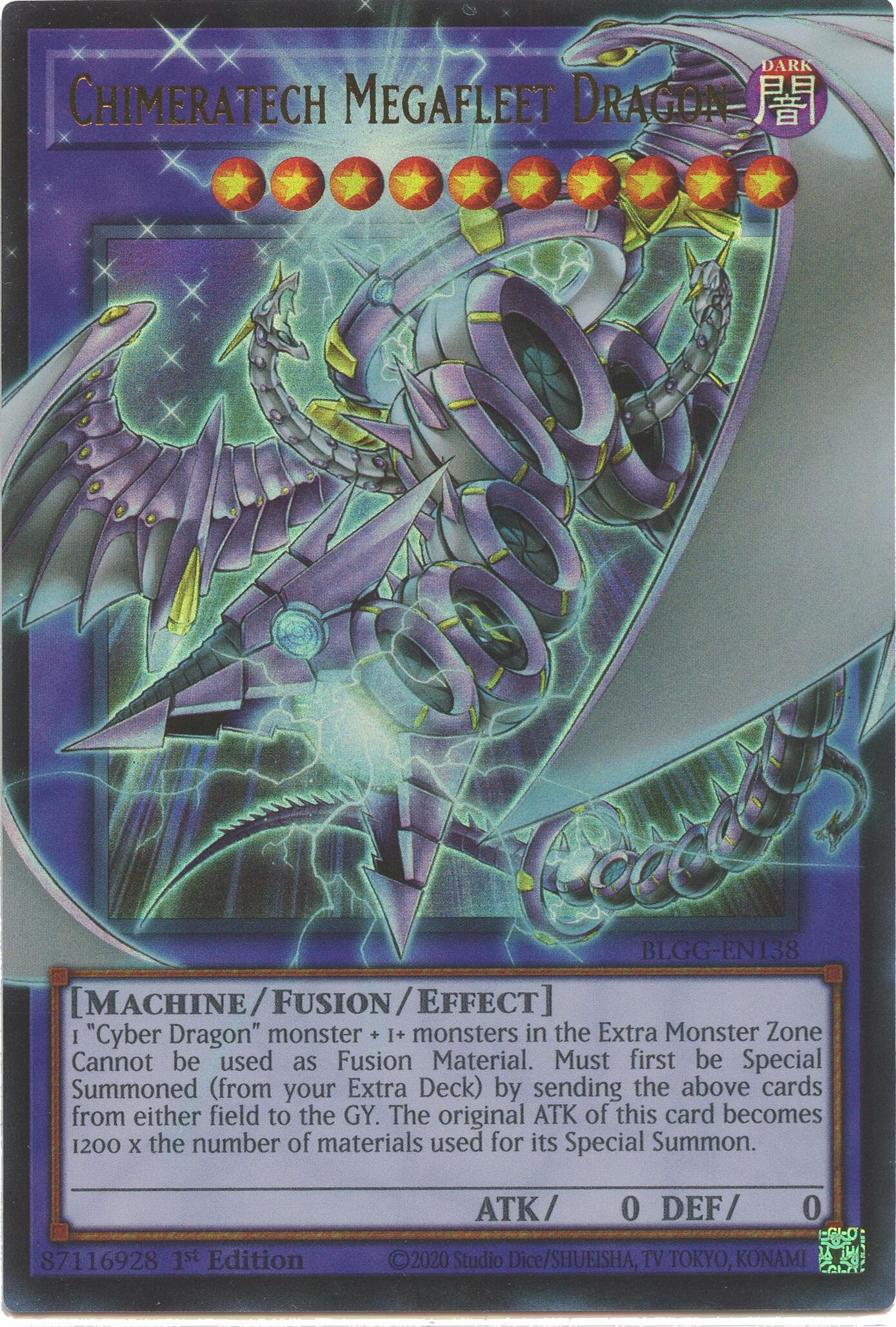 Chimeratech Megafleet Dragon [BLGG-EN138] Ultra Rare | Exor Games Dartmouth