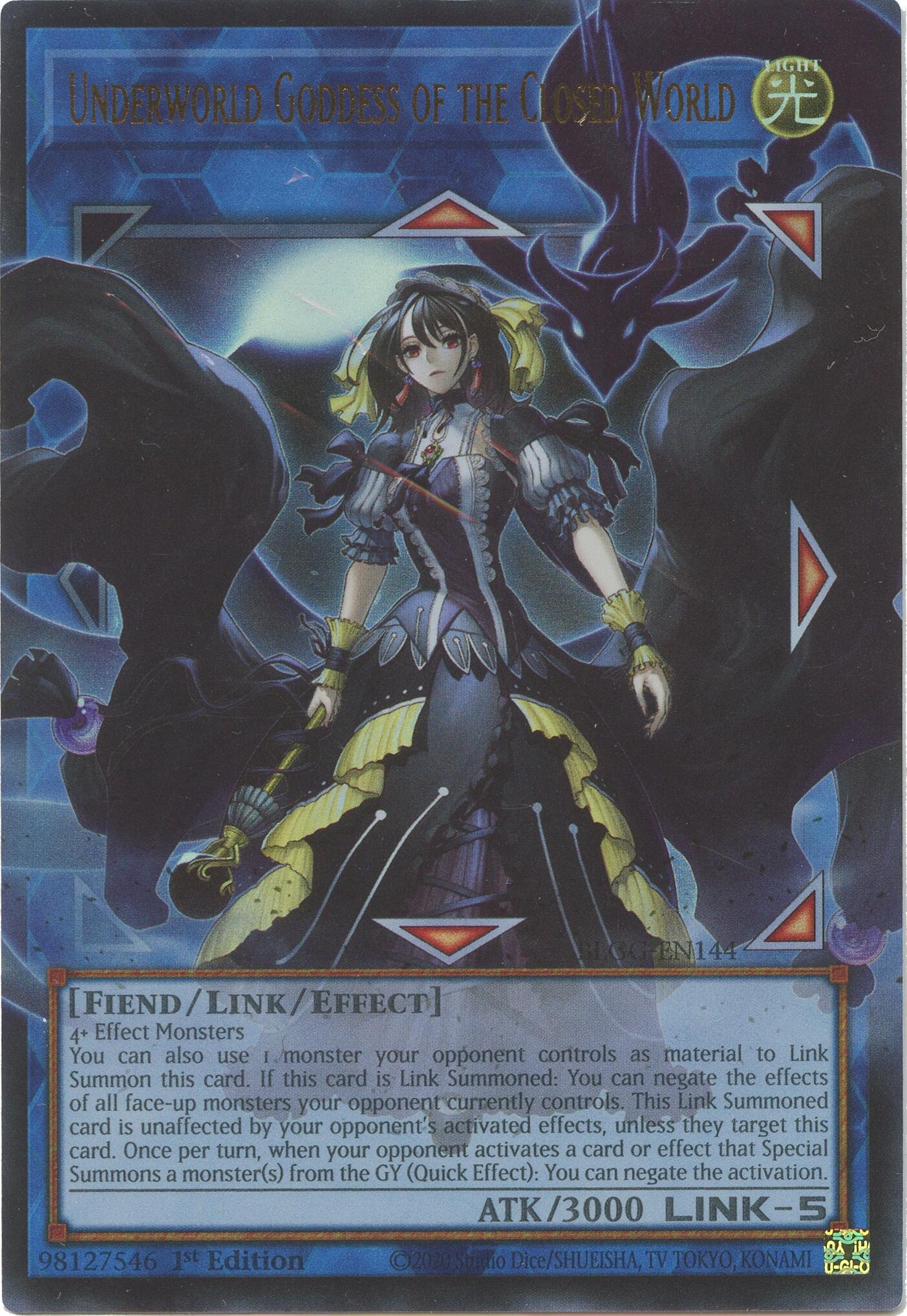 Underworld Goddess of the Closed World [BLGG-EN144] Ultra Rare | Exor Games Dartmouth