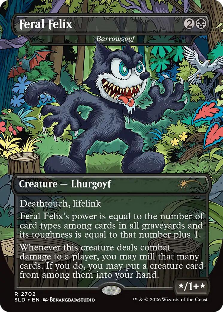 Feral Felix - Barrowgoyf [Secret Lair Drop Series] | Exor Games Dartmouth