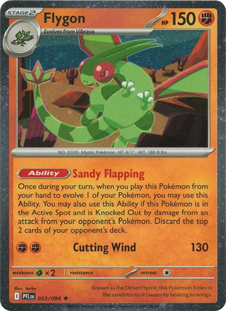 Flygon (053/094) (Cosmos Holo) [Mega Evolution: Phantasmal Flames] | Exor Games Dartmouth