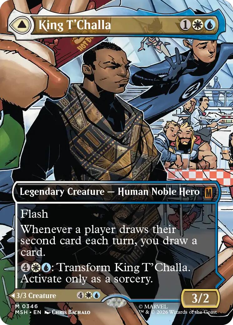 King T'Challa (Borderless) (0346) [Marvel Super Heroes] | Exor Games Dartmouth
