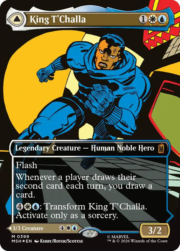 King T'Challa (Borderless) (0399) [Marvel Super Heroes] | Exor Games Dartmouth