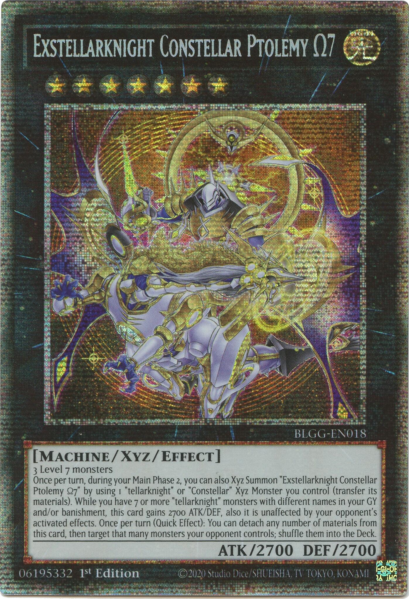 Exstellarknight Constellar Ptolemy Omega 7 (Starlight Rare) [BLGG-EN018] Starlight Rare | Exor Games Dartmouth