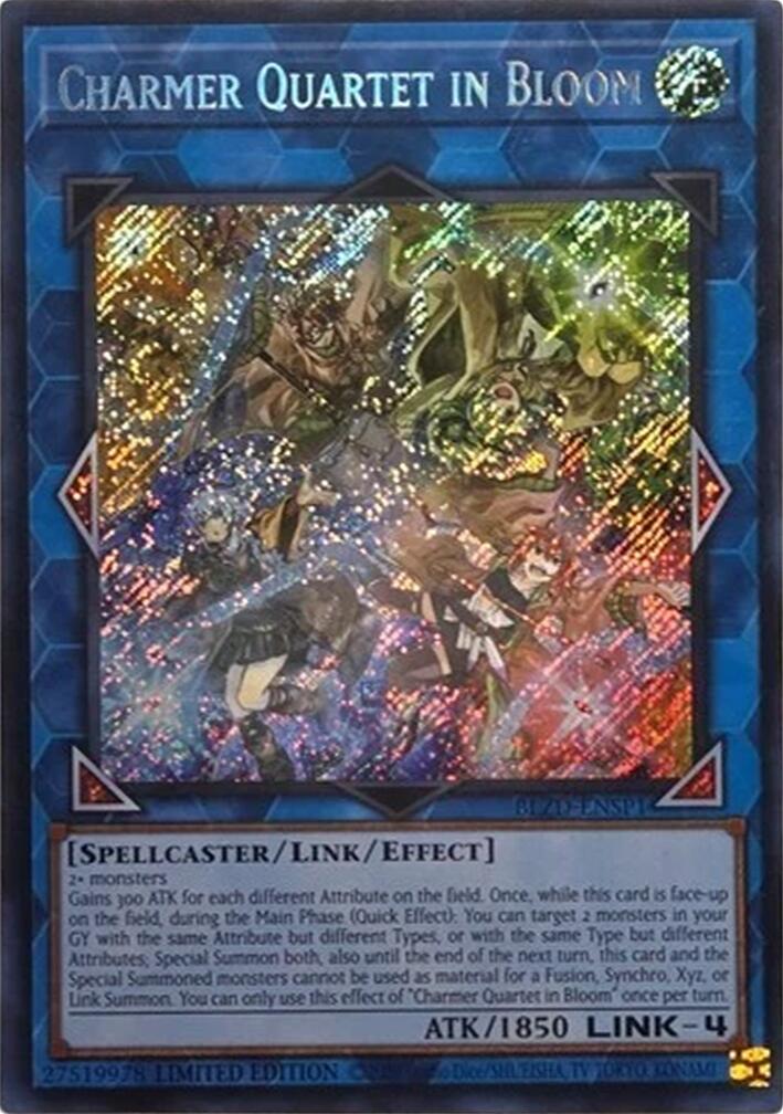 Charmer Quartet in Bloom (Secret Rare) [BLZD-ENSP1] Secret Rare | Exor Games Dartmouth
