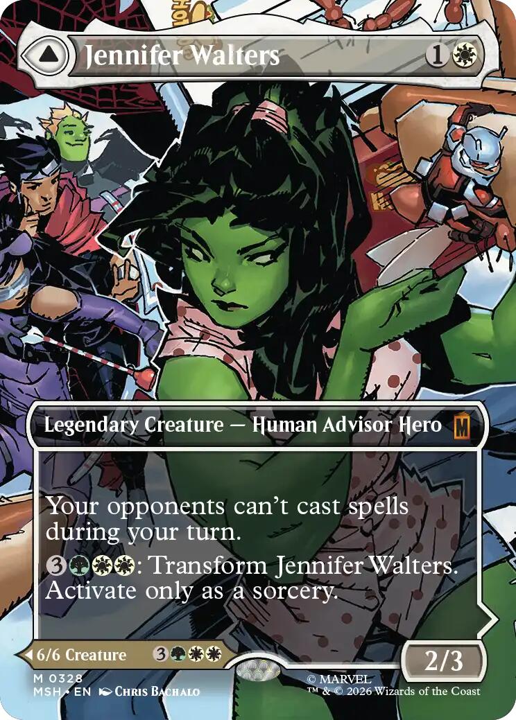 Jennifer Walters // The Sensational She-Hulk (Borderless) (0328) [Marvel Super Heroes] | Exor Games Dartmouth