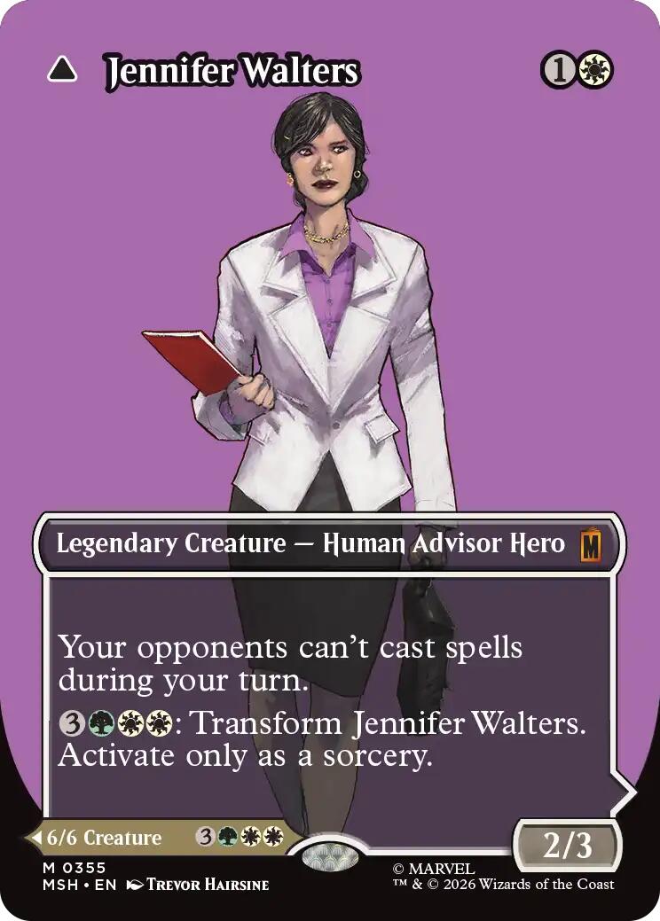 Jennifer Walters // The Sensational She-Hulk (Borderless) (0355) [Marvel Super Heroes] | Exor Games Dartmouth