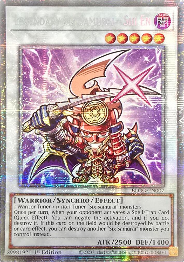 Legendary Six Samurai - Shi En (Starlight Rare) [BLGG-EN007] Starlight Rare | Exor Games Dartmouth